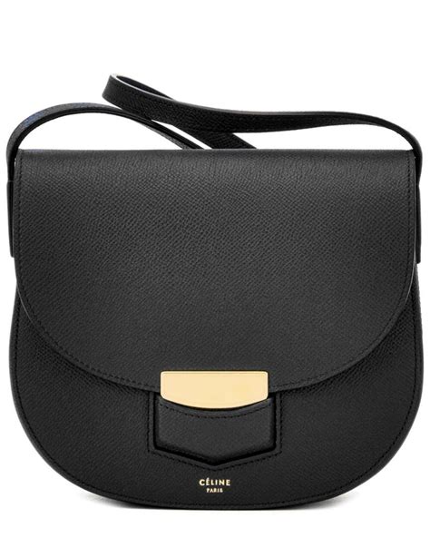 celine trotteur leather shoulder bag|Celine.